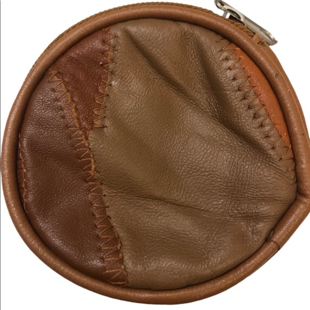 ⚜️VINTAGE LEATHER SMALL COIN PURSE LINING 100% POLYESTER.